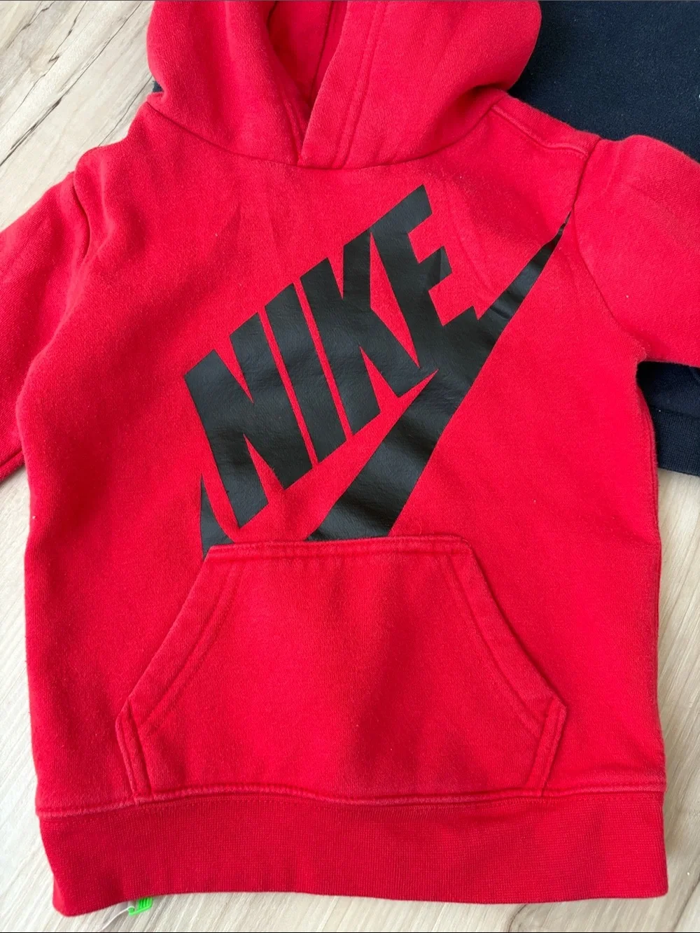 Nike Red & Black Kids' Logo Hoodies - Pullover Set